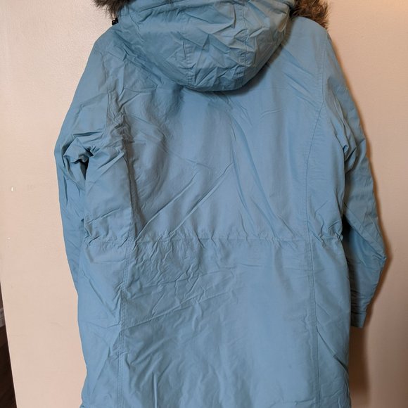 Blue Mid Length Parka - Lands End - Picture 9 of 9